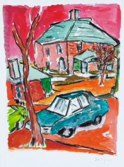 The Drawn Blank Series (2021) Unframed Set Of Two -Art Prints Shop backyard final 2 2021 10 28T11 42 11