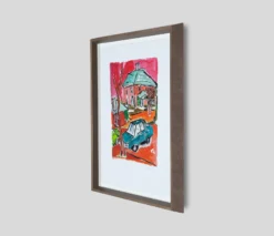 The Drawn Blank Series (2021) Framed Set Of Two -Art Prints Shop backyard final 6 2021 10 28T11 42 04