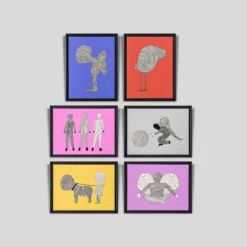 Born On A Rainy Day 2022 (Silkscreen)- Framed Portfolio