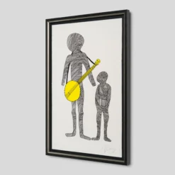 Two For The Road - Rambling Man Unique Colour Edition - Cadmium Yellow XLV -Art Prints Shop bcn cadmium yellow xlv 2 2023 12 12T14 15 45