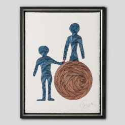 Born On A Rainy Day 2023 Portfolio (Framed Set Of 6) -Art Prints Shop bcn sle por 29116f 1 helping mummy with twine 2023 03 17T13 16 08