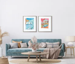 The Drawn Blank Series (2021) Framed Set Of Two -Art Prints Shop bdy beaten path 2021 room set 1600x1380 2021 11 24T09 26 51