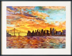 New York Skyline, Seen From Queens (2017) -Art Prints Shop bdy sil por 1043f 4 silk new york skyline 2022 07 07T12 52 11