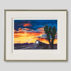 The Beaten Path - 2023 - Set Of Six Editions -Art Prints Shop bdy sle por 31902 train at sunset 1 2023 09 25T11 19 14