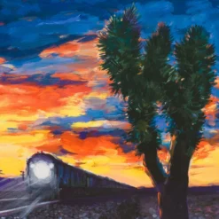 The Beaten Path - 2023 - Set Of Six Editions -Art Prints Shop bdy sle por 31902 train at sunset 31 2023 09 25T13 56 55