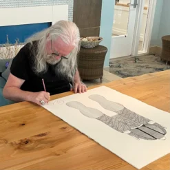 Headrest -Art Prints Shop billy connolly signing artwork by castle fine art 6 2023 03 22T12 23 19