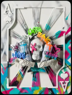 Stay Lucky (White Graffiti Fade) 13 Stay Lucky (White Graffiti Fade) -Art Prints Shop dln ori por 31952 stay lucky white graffiti fade 31 2023 09 29T10 30 40