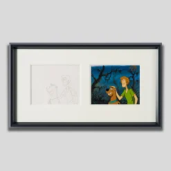 Scooby Doo And Shaggy (5) Original Production Cel And Drawing