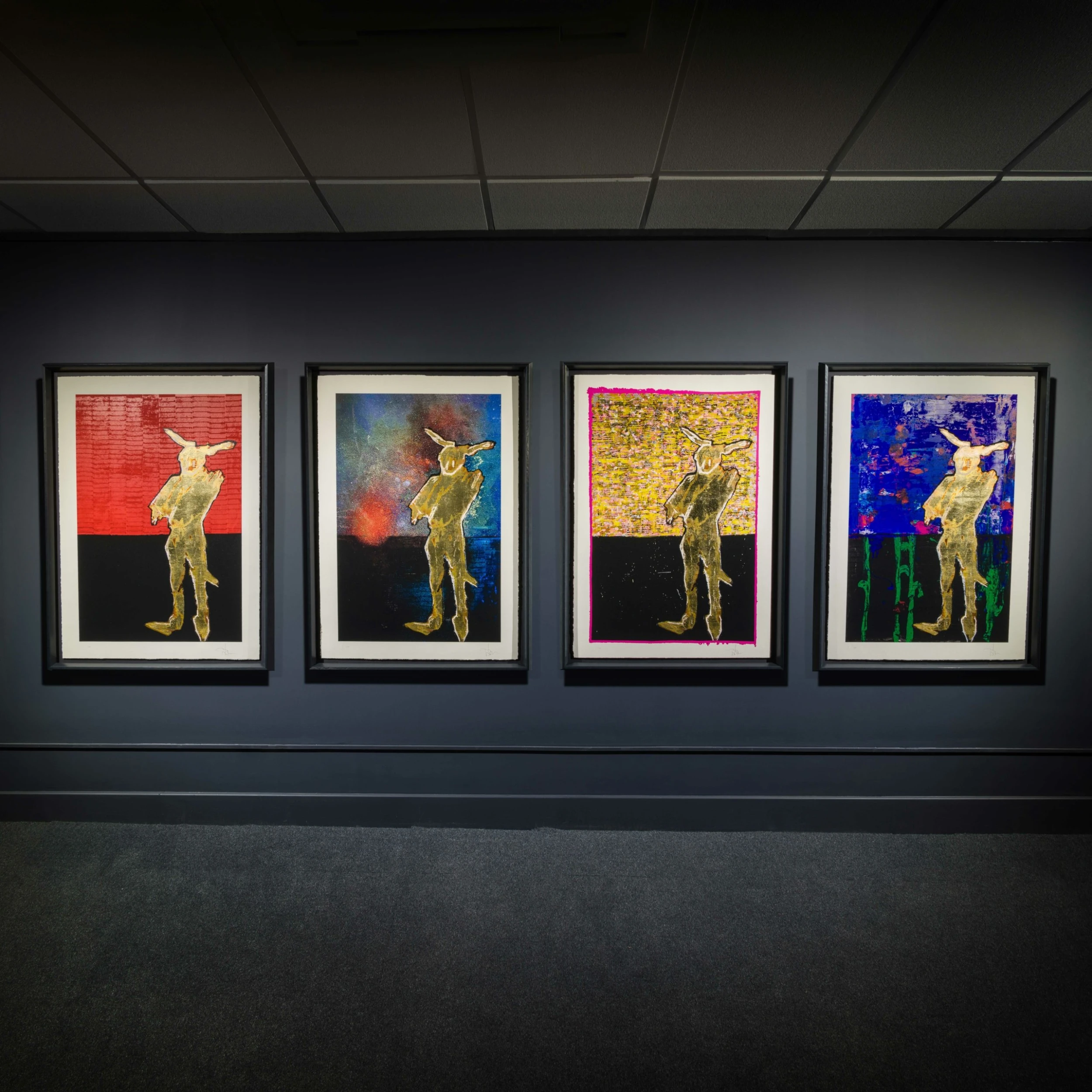 The Bunnyman Genesis – Framed Set Of Four 2 The Bunnyman Genesis – Framed Set Of Four - Image 2