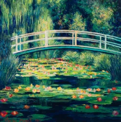 Harmony In Green The Japanese Bridge (965) -Art Prints Shop jmy harmony in green the japanese bridge 31 2023 06 13T08 05 31