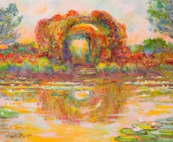 Floral Arch At Giverny After Claude Monet, 1913 (969) -Art Prints Shop jmy ori lan 31291 floral arch at giverny after claude monet 1913 969 31 2023 06 13T09 21 51