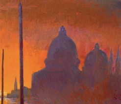 Sunset Over The Grand Canal Venice In The Style Of Claude Monet, 1908 -Art Prints Shop jmy sle lan 27874 6 sunset over the grand canal 2022 05 24T11 43 11