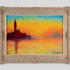 Sunset At San Giorgio Maggiore In The Style Of Claude Monet, 1908