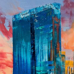 Set Of Two - Energetic Skyline & All Aboard (Giclée On Aluminium) -Art Prints Shop pke 5 energetic skyline 2023 01 18T14 43 18 1