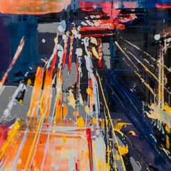 Set Of Two - Energetic Skyline & All Aboard (Giclée On Aluminium) -Art Prints Shop pke 6 all aboard 2023 01 18T15 38 17