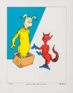 Dr. Seuss Knox In Box. Fox In Socks. -Art Prints Shop seu fox in socks single 31 2023 11 23T13 57 08