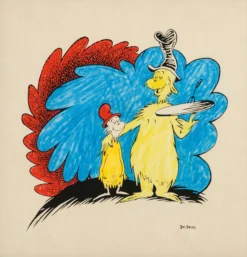 Dr. Seuss Green Eggs And Ham - 60th Anniversary -Art Prints Shop seu green eggs and ham 60th anniversary 31 2023 11 23T10 57 15