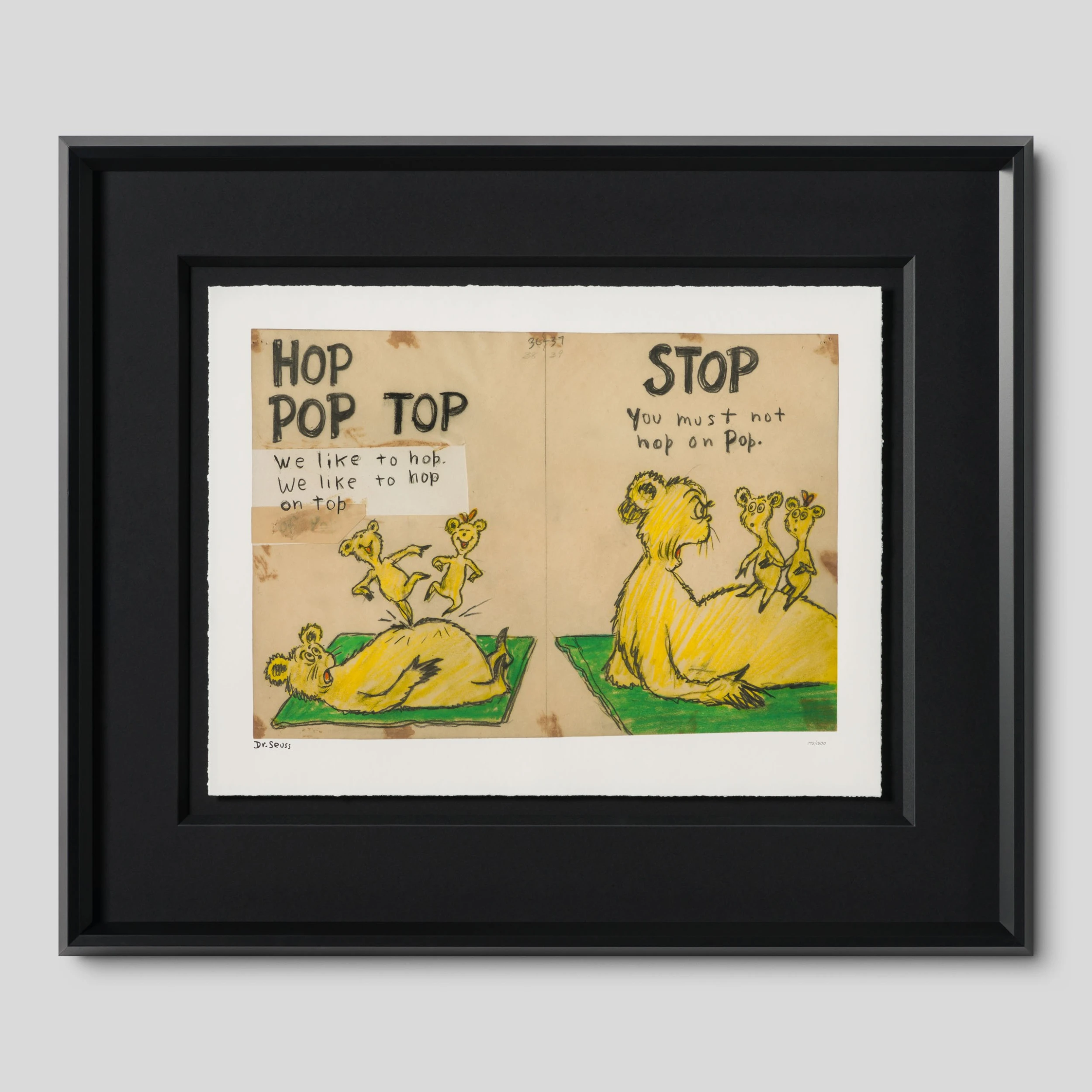 Dr. Seuss Hop Pop Top - Diptych 1 Dr. Seuss Hop Pop Top - Diptych