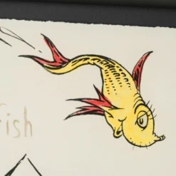 Dr. Seuss One Fish Two Fish - 60th Anniversary -Art Prints Shop seu one fish two fish 60th anniversary 5 2023 11 23T11 03 32