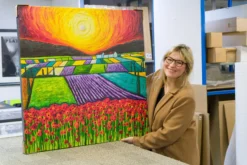 Sunset On Poppy Field | Boxed Canvas -Art Prints Shop sra feb 2023 26 2023 03 10T16 29 05