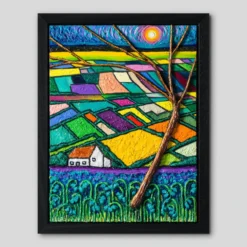 Bluebell Field Morning Sky