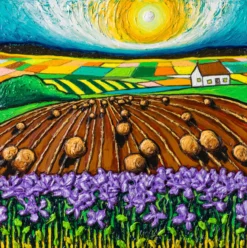 Hay Bales Overlooking Patchwork 18 Hay Bales Overlooking Patchwork -Art Prints Shop sra ori lan 31982 wildflowers by the hay bales 31 2023 10 10T13 42 24