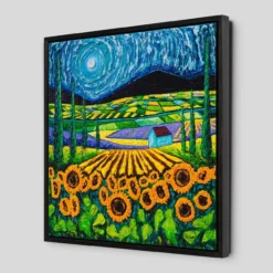 Lasting Impressions - Set Of 2 Box Canvas -Art Prints Shop sra sle lan 30210 2 sunflowers amongst cypress trees box 2023 03 10T16 14 59