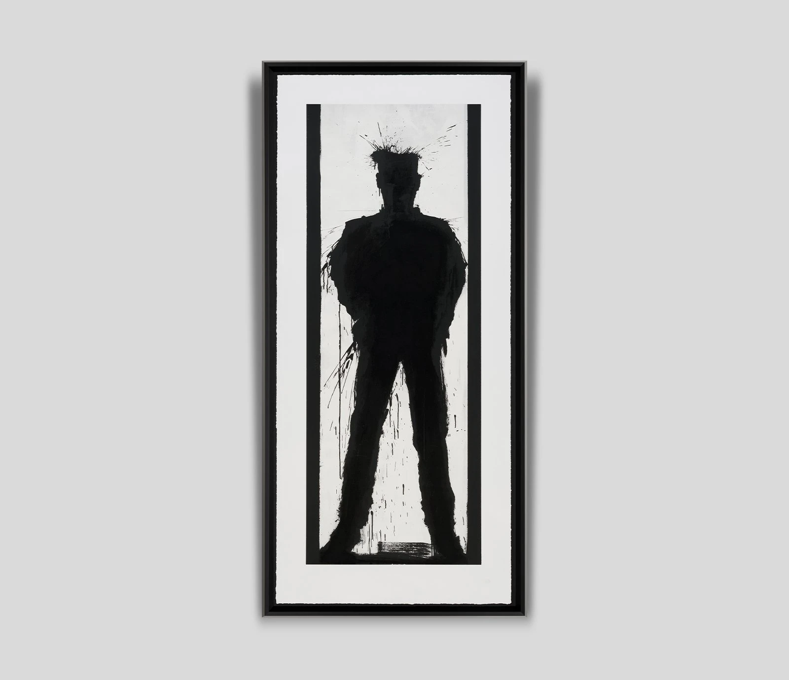 Standing Shadowman Black And White 1 Standing Shadowman Black And White